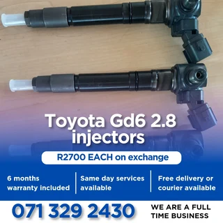 Toyota Gd6 2.8 Diesel Injectors For Sale With Warranty