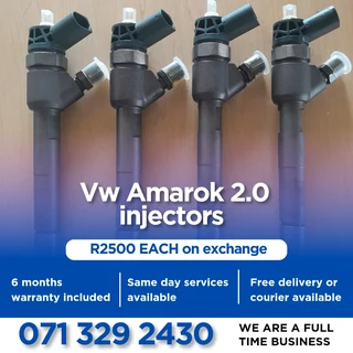 Vw Amarok 2.0 Diesel Injectors For Sale With Warranty