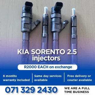 Kia Sorento 2.5 Diesel Injectors For Sale With Warranty