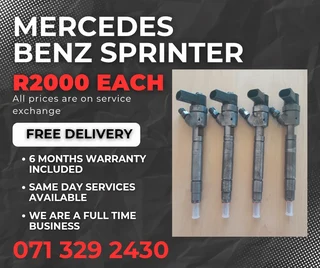 Mercedes Benz Sprinter Injectors For Sale With Warranty