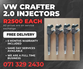 Vw Crafter 2.0 Injectors With Warranty