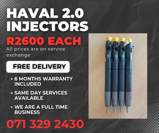 Haval 2.0 Injectors For Sale With Warranty On