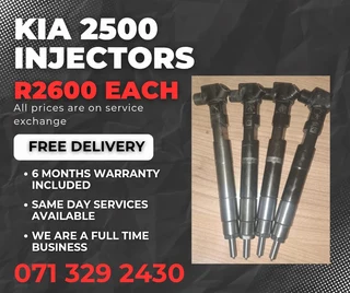 Kia 2500 Diesel Injectors For Sale With Warranty