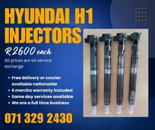Hyundai H1 Injectors For Sale With Warranty On