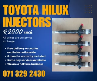 Toyota Hilux Diesel Injectors For Sale With Warranty