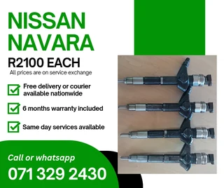 Nissan Navara Yd25 Injectors For Sale With Warranty