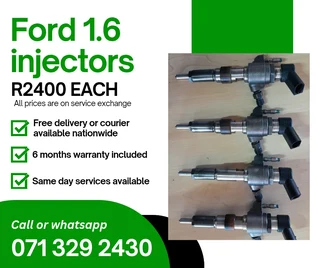 Ford 1.6 Injectors For Sale With Warranty