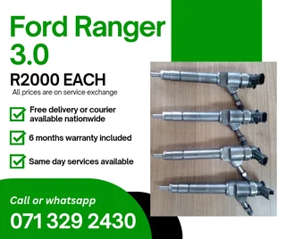 Ford Ranger 3.0 Diesel Injectors For Sale With