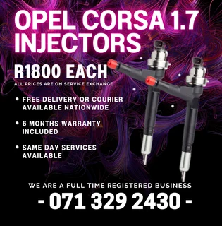 Opel Corsa 1.7 Injectors For Sale With Warranty