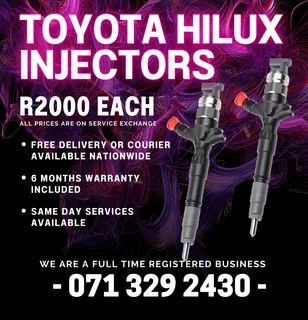 Toyota Hilux Diesel Injectors For Sale With Warranty