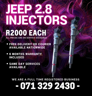 Jeep Cherokee 2.8 Diesel Injectors For Sale With Warranty