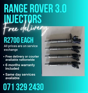 RANGE ROVER 3.0 INJECTORS FOR SALE WITH WARRANTY