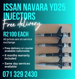 Nissan Navara Yd25 Injectors For Sale With Warranty