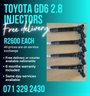 Toyota Gd6 2.8 Diesel Injectors For Sale With Warranty