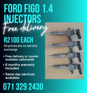 Ford Figo 1.4 Diesel Injectors For Sale With Warranty