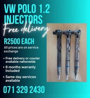 VW POLO 1.2 DIESEL INJECTORS FOR SALE WITH WARRANTY