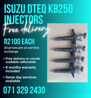 Isuzu Dteq Kb250 Injectors For Sale With Warranty