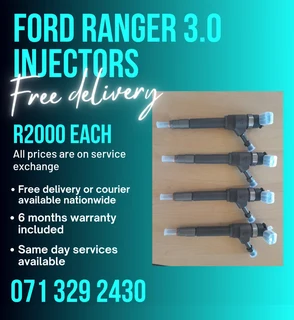 Ford Ranger 3.0 Diesel Injectors For Sale With Warranty