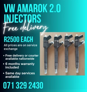 Vw Amarok 2.0 Diesel Injectors For Sale With Warranty