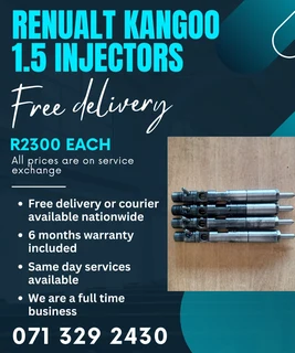 Renualt Kangoo 1.5 Diesel Injectors For Sale With Warranty