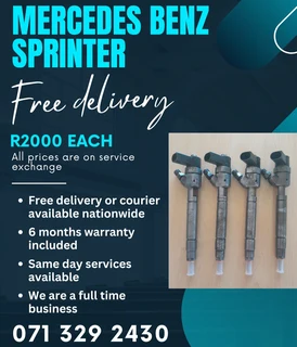 Mercedes Benz Sprinter Injectors For Sale With Warranty On