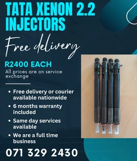 Tata Xenon 2.2 Injectors For Sale With Warranty On