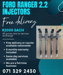 Ford Ranger 2.2 Diesel Injectors For Sale With Warranty