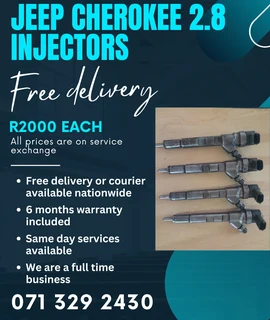 Jeep Grand Cherokee 2.8 Diesel Injectors For Sale With Warranty