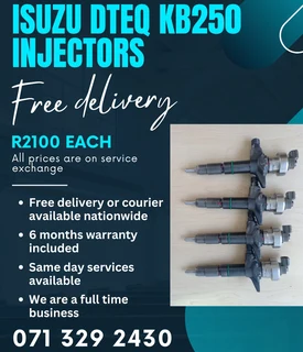 Isuzu Dteq Kb250 Injectors For Sale With Warranty