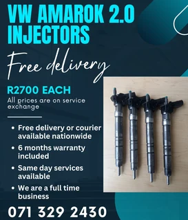 Vw Amarok 2.0 Diesel Injectors For Sale With