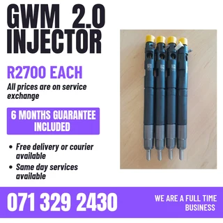 Gwm 2.0 Injectors For Sale With Warranty