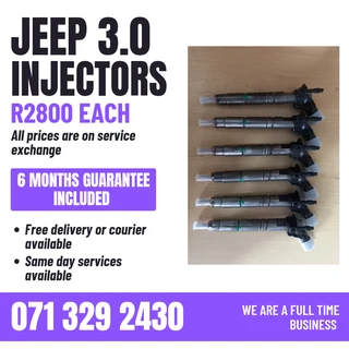 Jeep 3.0 Injectors For Sale With Warranty