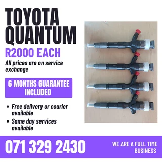 Toyota Quantum Injectors For Sale Qith Warranty