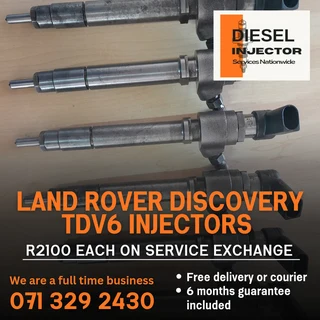 Land Rover Discovery Tdv6 Injectors For Sale With Warranty