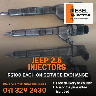 Jeep 2.5 Injectors For Sale With Warranty