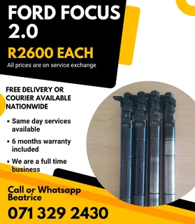 Ford Focus 2.0 Injectors For Sale With Warranty