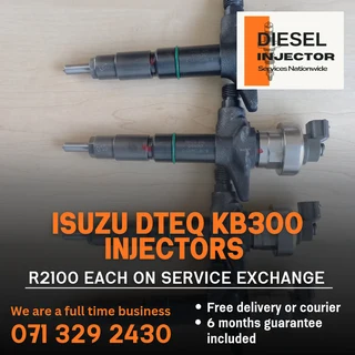 Isuzu Dteq Kb300 Injectors For Sale With Warranty