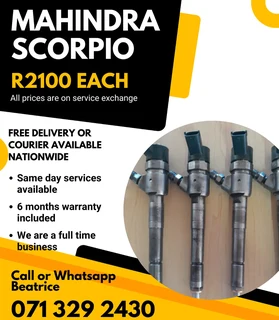 Mahindra Scorpio Diesel Injectors For Sale With Warranty