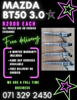 Mazda Bt50 3.0 Diesel Injectors For Sale With