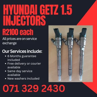 Hyundai Getz 1.5 Injectors For Sale With Warranty