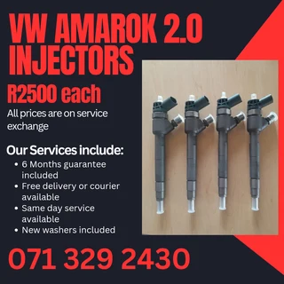 Vw Amarok 2.0 Injectors For Sale With Warranty