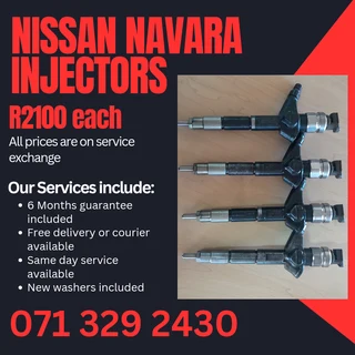 Nissan Navarra Injectors For Sale With Warranty