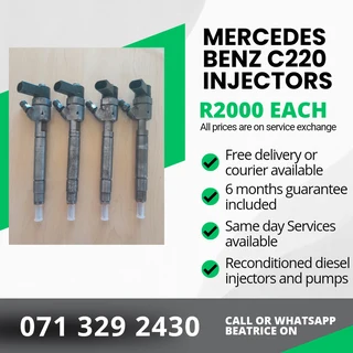 Mercedes Benz C220 Injectors For Sale With Warranty