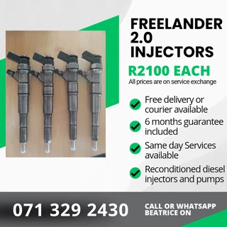 Freelander 2.0 Injectors For Sale With Warranty