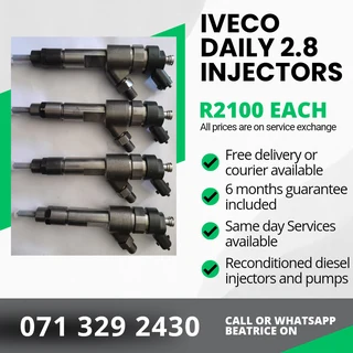 Iveco Daily 2.8 Injectors For Sale With Warranty