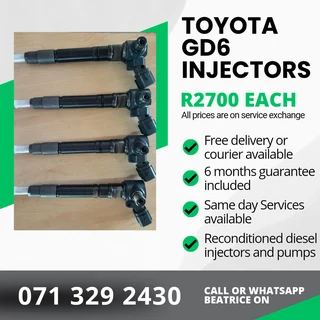 Toyota Gd6 Injectors For Sale With Warranty
