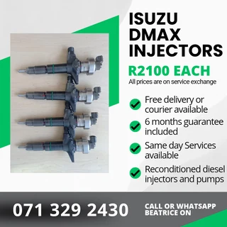 Isuzu Dmax Injectors For Sale With Warranty