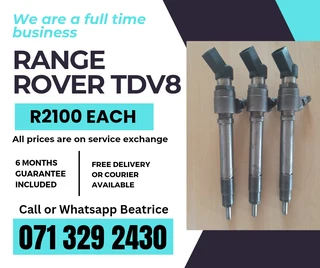 Range Rover Tdv8 Injectors For Sale With Warranty