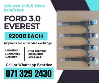 Ford Everest 3.0 Injectors For Sale With Warranty