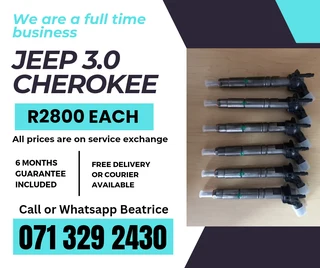 Jeep Cherokee 3.0 Injectors For Sale With Warranty